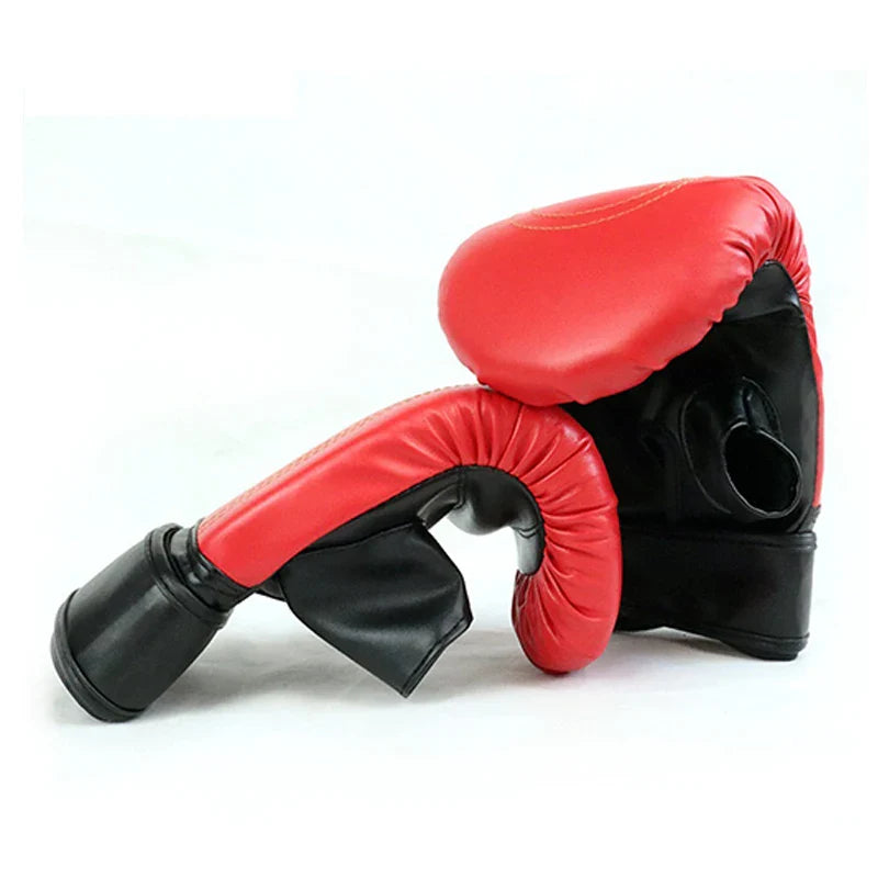 Boxing Gloves for Adults - Unisex Leather Sanda Training Gloves for Men & Women - Sports Protection Mitts