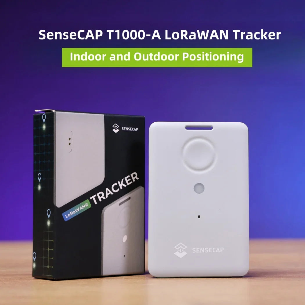 Meshtastic LoRa SenseCAP T1000-E GPS Tracker – 868MHz/915MHz, IP65, Antenna, nRF52840, BLE 5.0, Thread, Zigbee