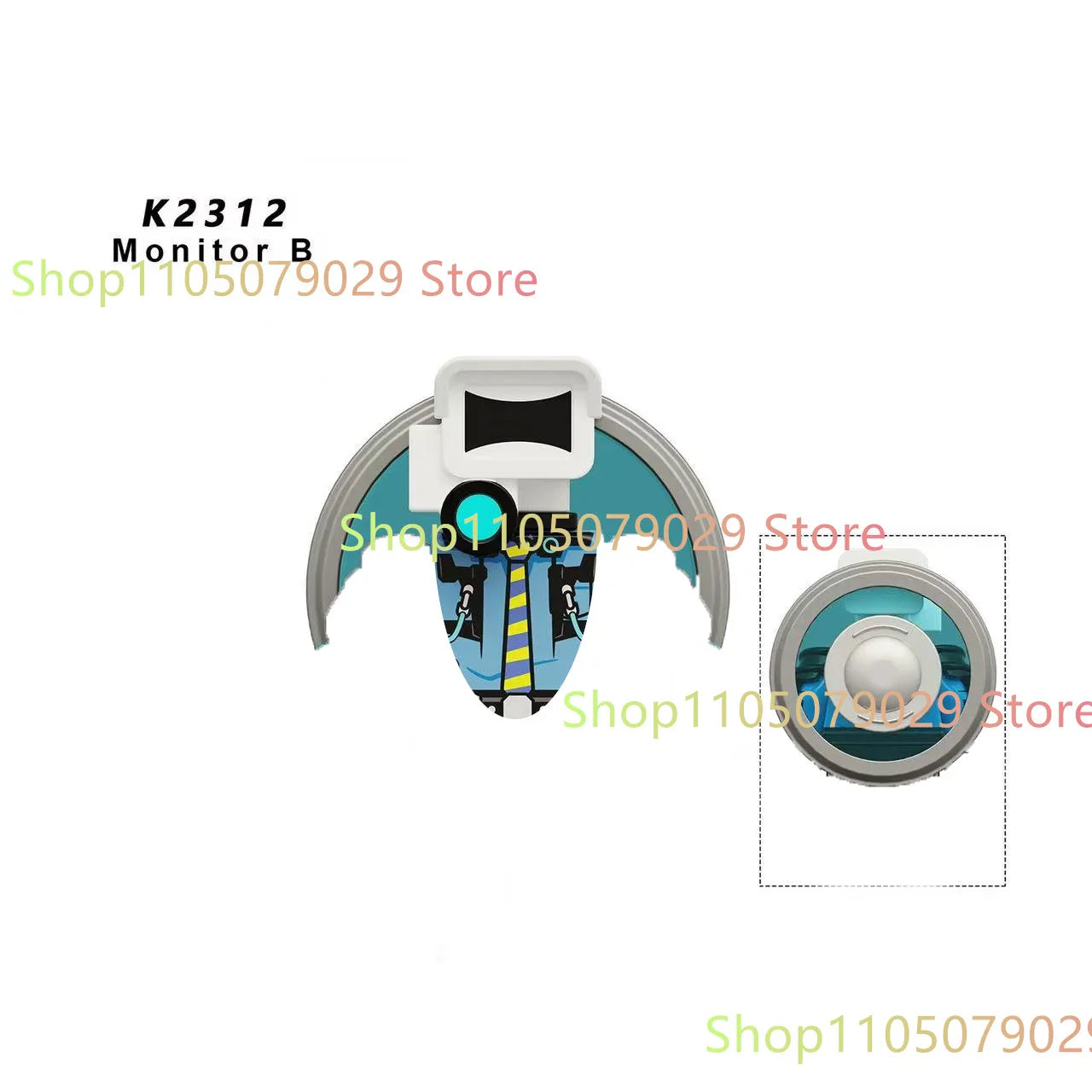 KDL Skibidi Toilet Man Anime Block Figures – TVMan, Titan, Cameraman & Speakerman Model Toy Gift for Kids