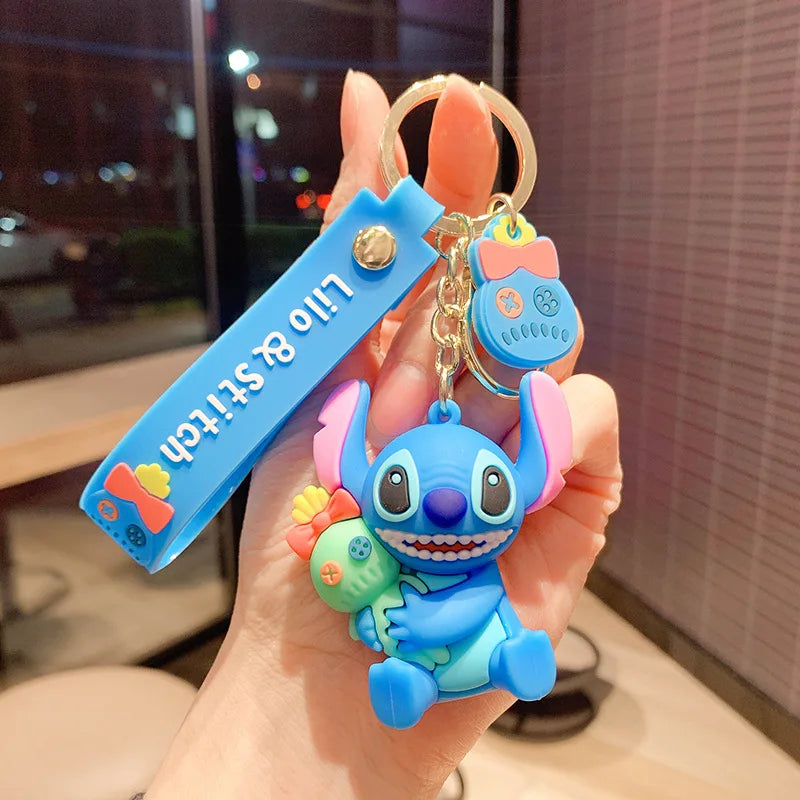 Kawaii Anime Disney Toy Story Keychain – Cartoon Doll Pendant Keyring for Kids, Personalized Gift
