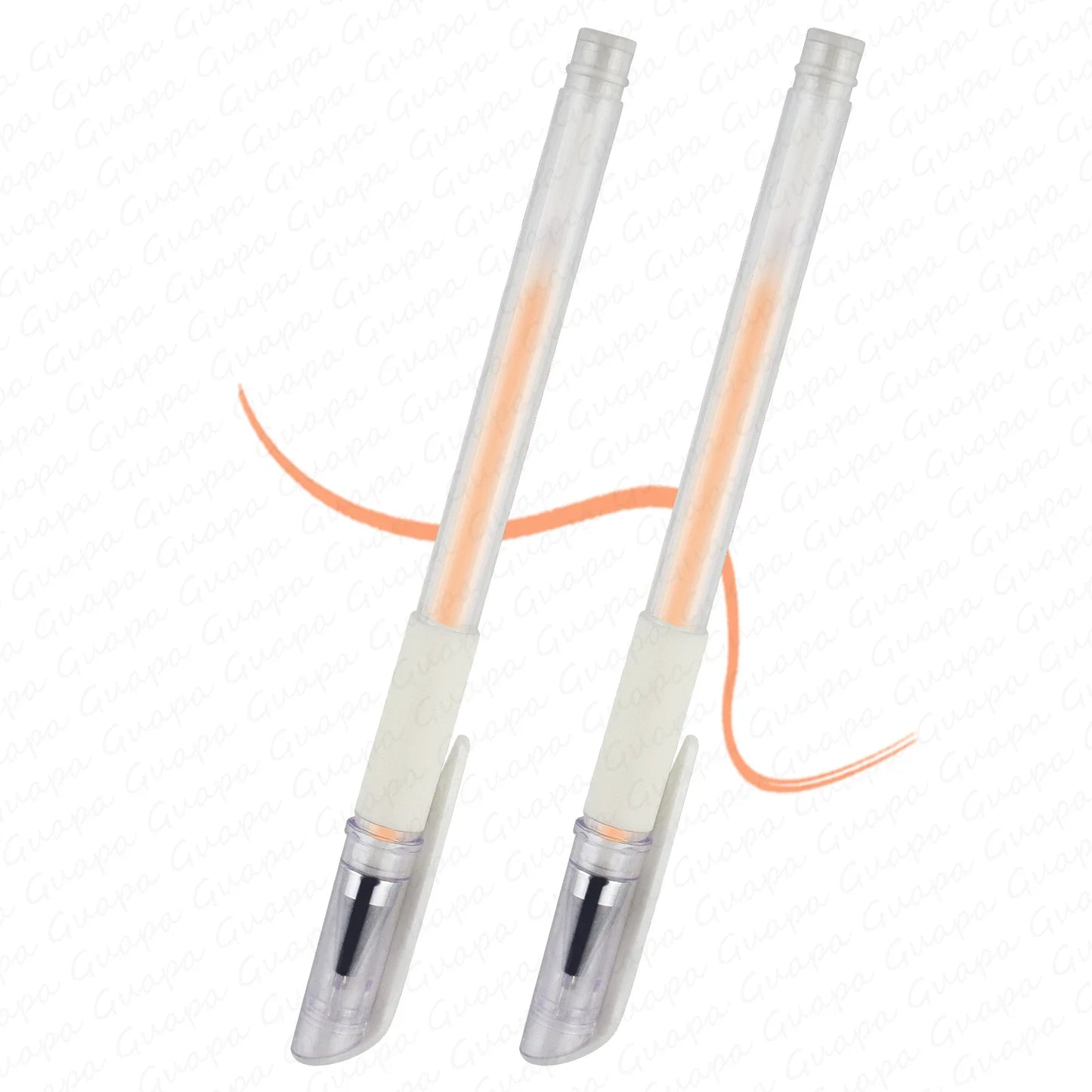 2PCS Eyebrow Marker Pen Set - Microblading Scribe Tools for Permanent Makeup, Tattoo Mapping & Beauty Preparation