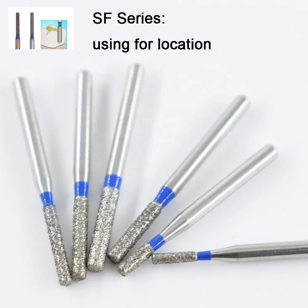 5pcs FG Dia 1.6mm Dental Drills – High-Speed Handpiece Diamond Burs for Teeth Whitening