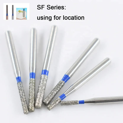 5pcs FG Dia 1.6mm Dental Drills – High-Speed Handpiece Diamond Burs for Teeth Whitening