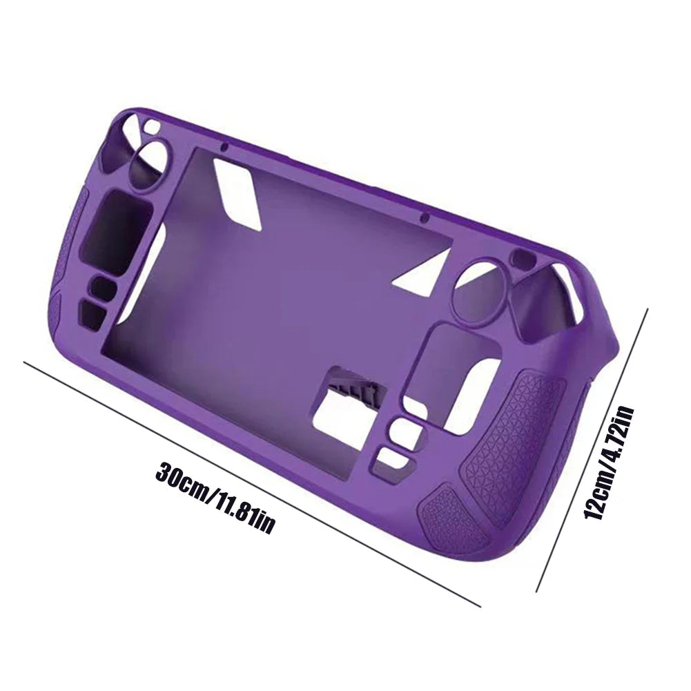 Silicone Console Protector for Steam Deck – Anti-Slip Soft Shell Case with Bracket Replacement Accessories