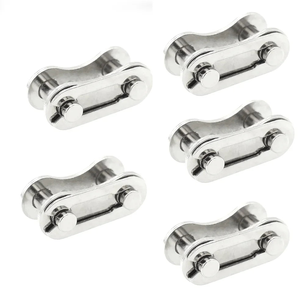 5 Pairs Bicycle Chain Quick Link Connectors – 1-12 Speed Road Bike Master Link Buckle for Cycling Parts