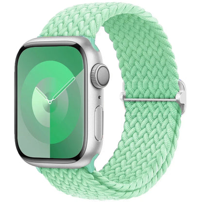 Braided Solo Loop Apple Watch Ultra Band – Elastic Nylon Sport Bracelet for iWatch SE, Series 3–9 (38mm–49mm) Strap