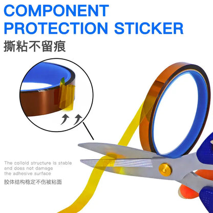 High-Temperature Polyimide Tape – Mechanic PCB & Battery Protection Wrap for Phone Circuit Board Repair