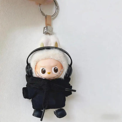 Labubu 4.0 Doll Hooded Sweater – Casual Sportswear Outfit for Mini Labubu V4 Dolls