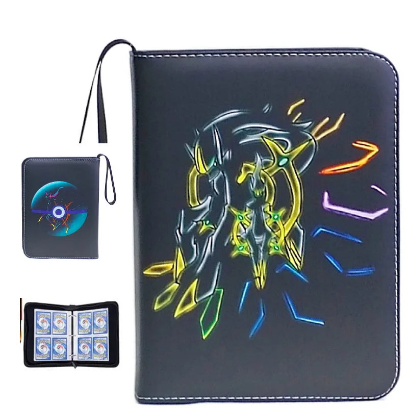 NEW Pokémon Card Album — 400pcs Binder Zipper PU Leather Storage Book for Anime Card Game Collection