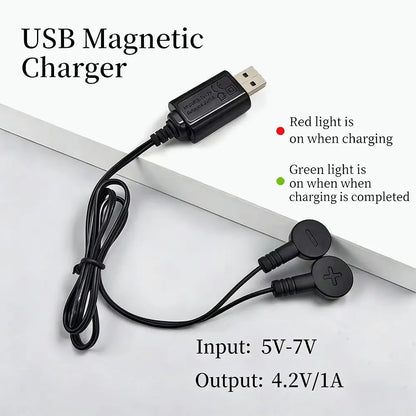 Magnetic Lithium Battery Charger - Universal USB 3.7V/4.2V Magnetic Charging Cable