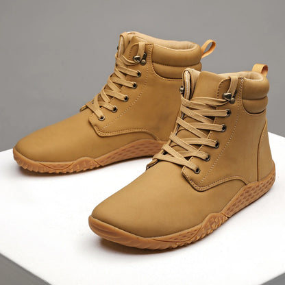 Barefoot Cross-Trainer Shoes for Adults - Wide Toe Box, Zero Drop Sole, Knit Casual Walking Sneakers, Available in Large Sizes