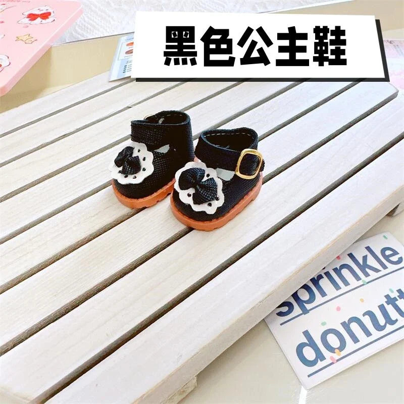 Labubu Doll Accessories — 17cm Luxury Woolen Shawl Suit & Skirt Set with Messenger Bag & Loafers