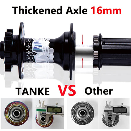 BOOST MTB Bicycle Hub - 148x12mm Aluminium Bike Hub 6 Pawls 120 Click HG XD Micro Spline 32H 8-12 Speed