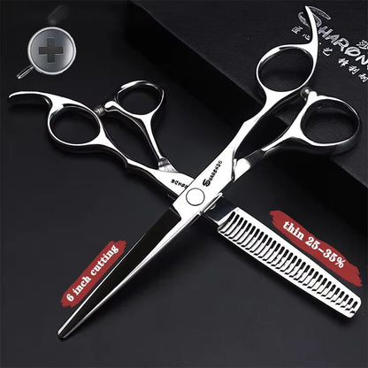 Professional Japanese Hair Cutting & Thinning Scissors – 6''/6.5''/7''/7.5'' Sharp Barber Shears for Salon & Home Use