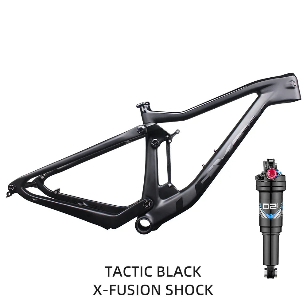 LEXON TACTIC Full Carbon MTB Frame - 29er Cross Country Suspension Frame with Boost 148mm