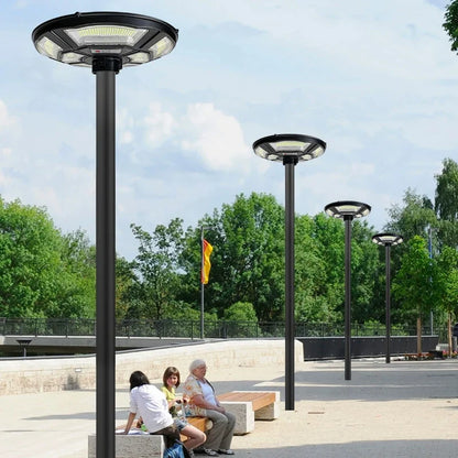 Solar Lamp Post Light - 78-Inch Outdoor Garden Pole Lamp with Removable Head and IP67 Waterproof Design