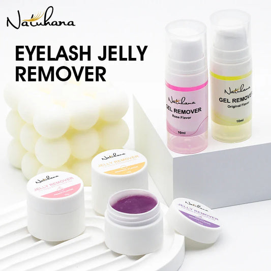 NATUHANA Eyelash Extension Jelly Remover – Fast, Safe, Non-Irritating Gel Glue Remover for Makeup