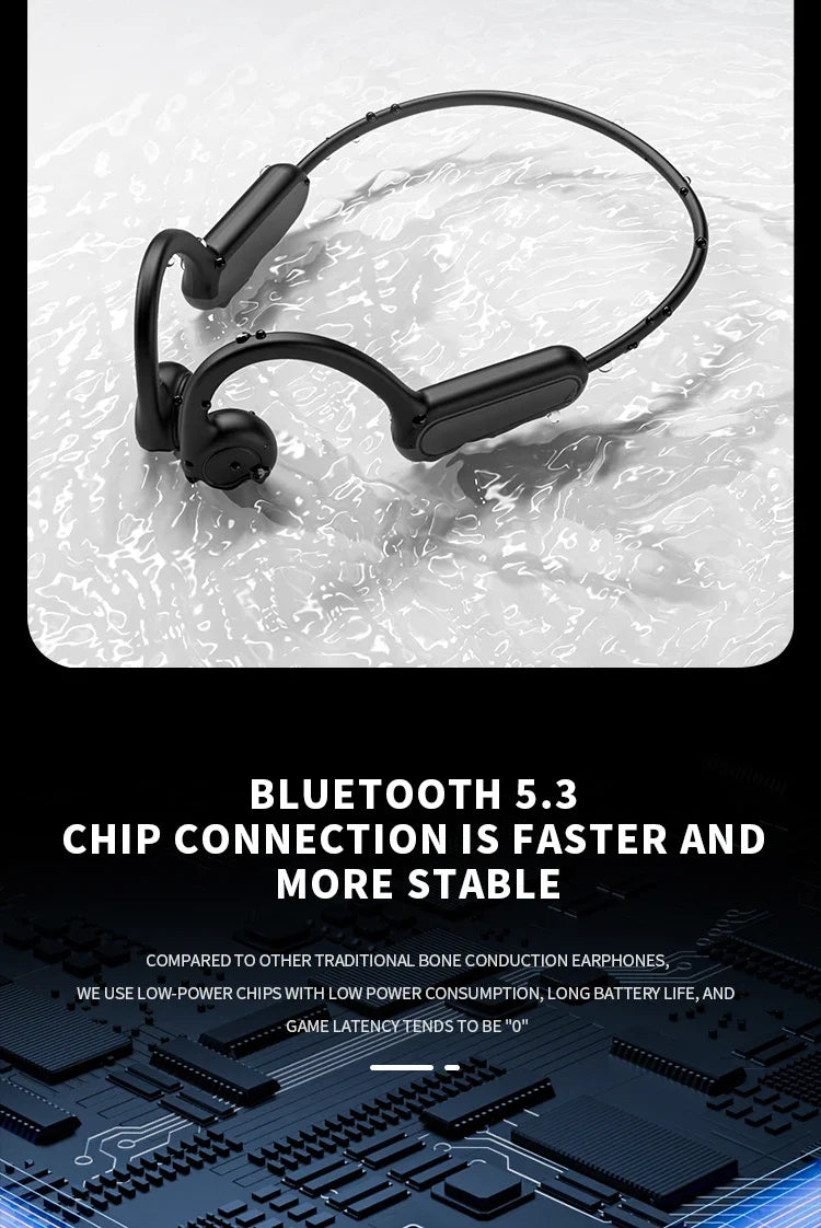 Xiaomi Wireless Bone Conduction Earphones – Bluetooth 5.3 Sports Ear-Hook Headset, Waterproof for Running & Driving