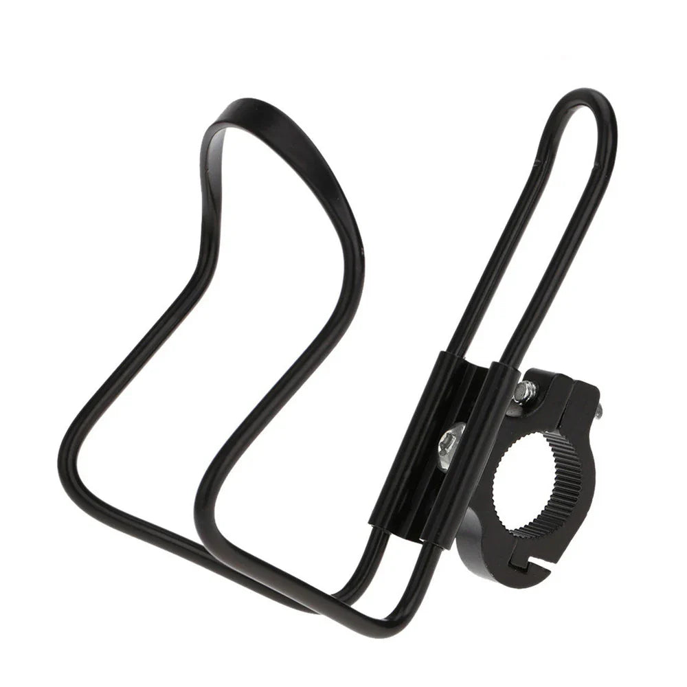 Bike Water Bottle Holder – Aluminum Alloy Handlebar Mount, Cycling Bottle Cage for Mountain Bikes, 1x Bracket