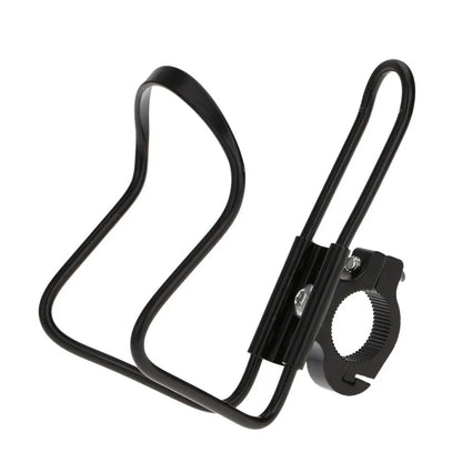 Bike Water Bottle Holder – Aluminum Alloy Handlebar Mount, Cycling Bottle Cage for Mountain Bikes, 1x Bracket