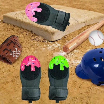 Baseball Sliding Mitt with Adjustable Wrist Compression Strap – Universal Left/Right Hand Glove for Youth & Adults