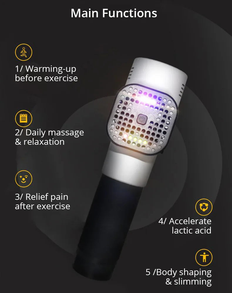 Phoenix A2 Deep Tissue Massage Gun — Muscle Relaxation & Pain Relief Therapy for Back, Legs & Feet