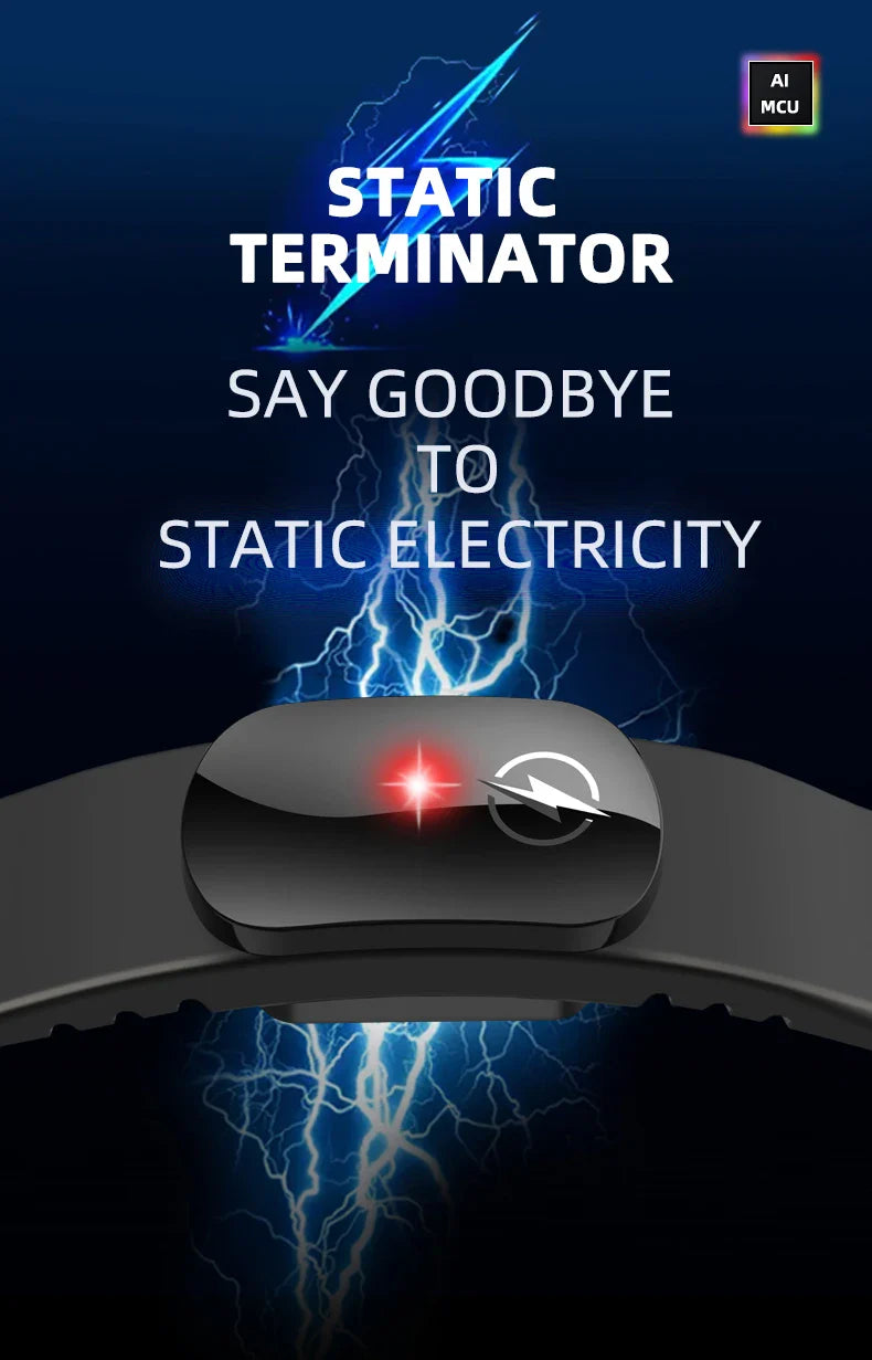 M12-SE Wireless Anti-Static Car Bracelet – Human Body Static Eliminator Wristband for Men & Women Accessories