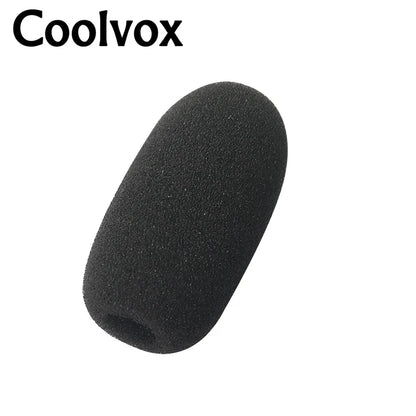 5PCS Microphone Foam Windscreen Covers — Wired & Wireless Lapel Mic, Inner Diameter 1cm (0.39")