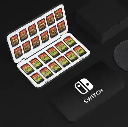 DATA FROG 24-in-1 Game Card Case – Hard Shell Storage Box for Nintendo Switch/Lite/OLED Accessories