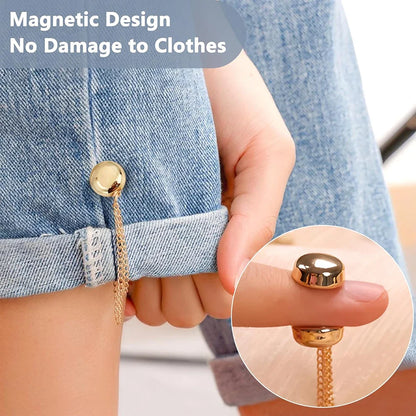 4PCS Multi-Function Magnetic Clothing Clips – Pinless Brooch Clips for Women’s Clothes & Cardigans