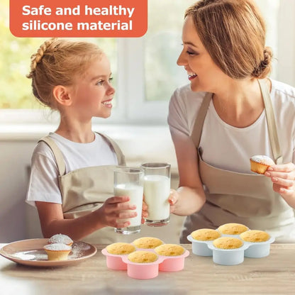Reusable Silicone Air Fryer Egg & Cupcake Mold – Non-Stick Baking Cups for Air Fryer & Toaster Oven Accessories