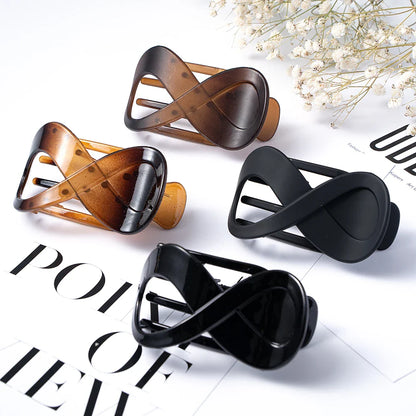 Large Seamless Hair Clamp: Women's Plastic Duckbill Claw Clip for Stylish Hairpin Styling - Essential Hair Accessories for Girls and Women