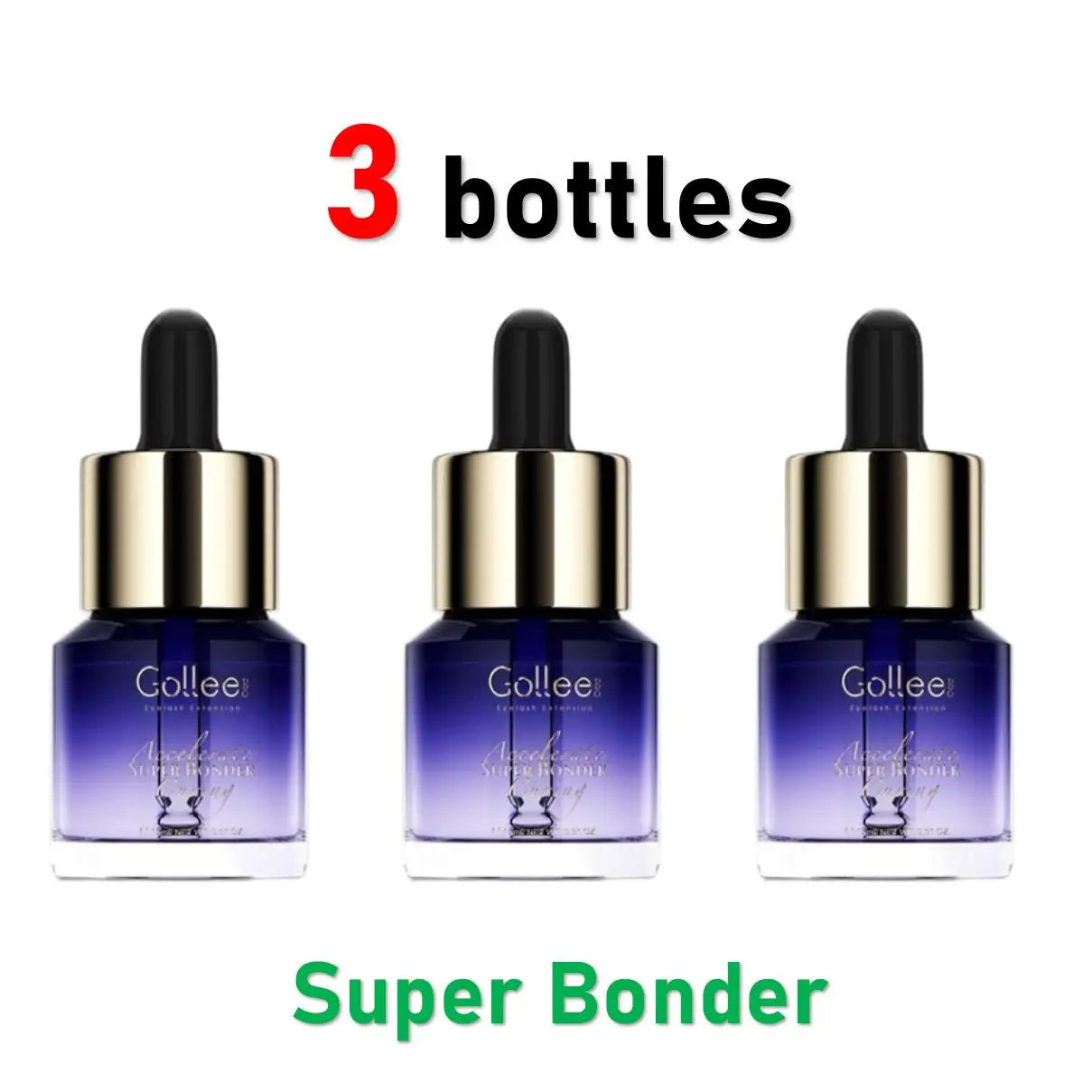 Gollee 0.5s Fast-Drying Eyelash Extension Glue – Waterproof Professional Adhesive for Salon Lashes