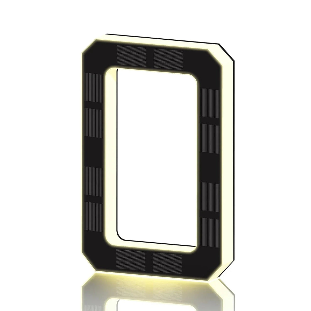 LED Solar House Numbers - IP65 Waterproof Personalized Illuminated Outdoor Address Sign for Home, Hotel & Bar 23/17/12CM