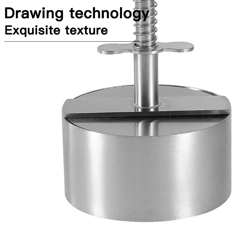 304 Stainless Steel Hamburger Press - Manual Burger Patty Maker for Grilling - Kitchen Meat Mold
