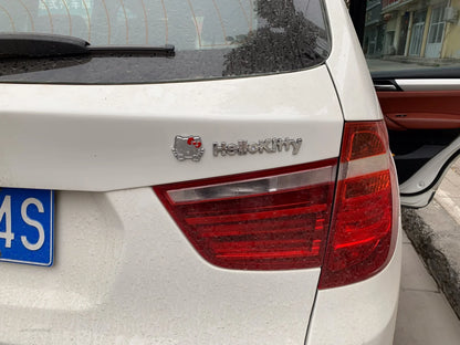 Sanrio 3D Hello Kitty Car Stickers – Kawaii Anime Auto & Motorcycle Scratch Cover Decor, Cute Gift Accessory