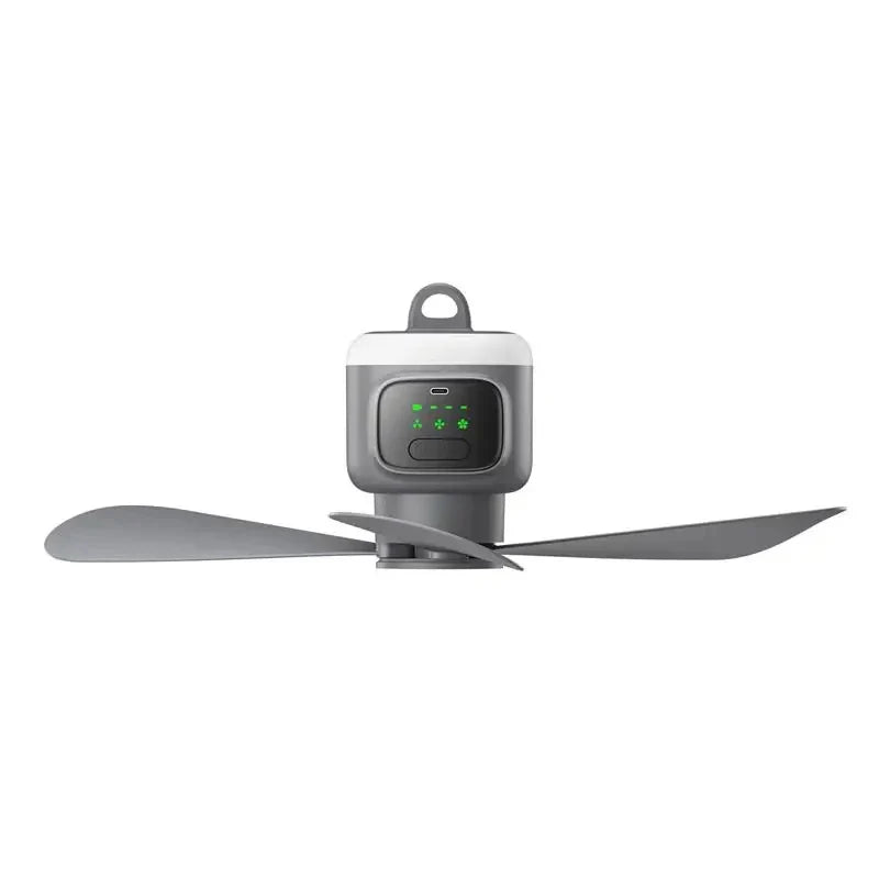 12000mAh Portable Ceiling & Camping Fan – Outdoor Tent Air Circulator and Cooling Ventilator