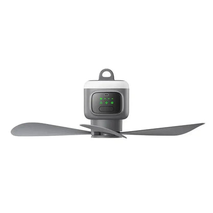 12000mAh Portable Ceiling & Camping Fan – Outdoor Tent Air Circulator and Cooling Ventilator