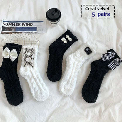 5/10 Pairs Striped Harajuku Retro Socks - Casual, Breathable Cotton Socks for Men & Women
