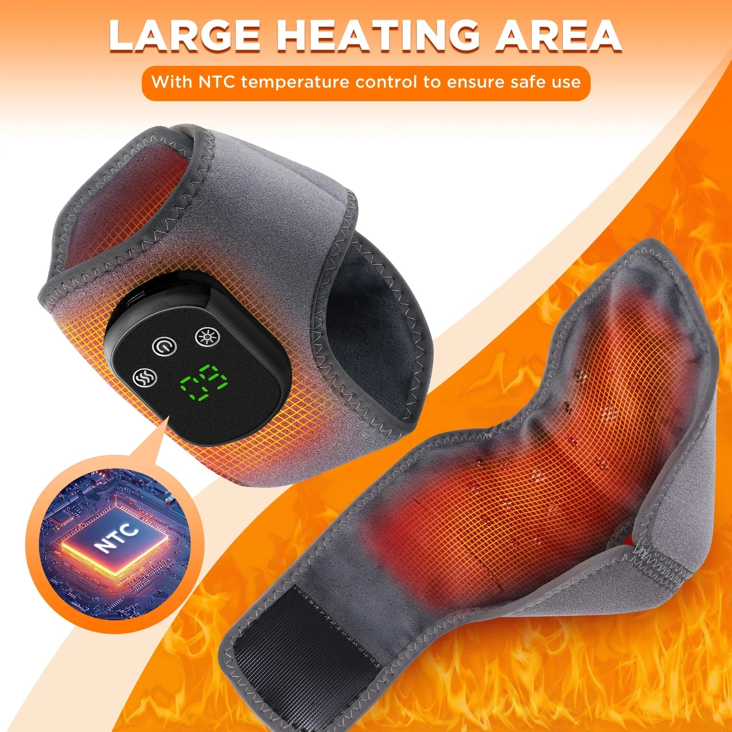 Electric Hand & Foot Massager – Portable Vibrating and Heating Ankle & Joint Relaxation Device