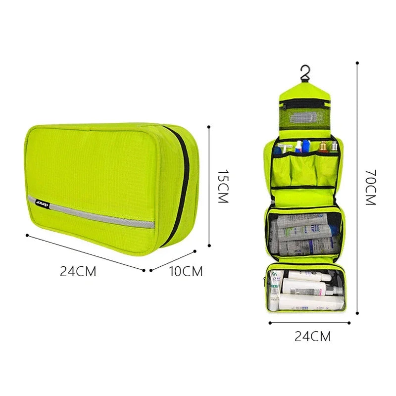 Hanging Waterproof Toiletry Bag – Large Travel Cosmetic & Makeup Organizer for Men & Women