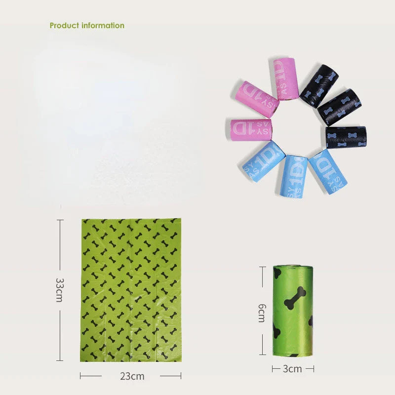EPI Biodegradable Dog Poop Bags: Pet Garbage Bag Dispenser for Dog Cleaning Supplies - Eco-Friendly Dog Products