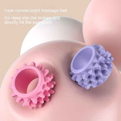Portable Round Massager Roller – Waist, Abdominal & Leg Clip Tool for Cellulite, Stovepipe & Meridian Massage