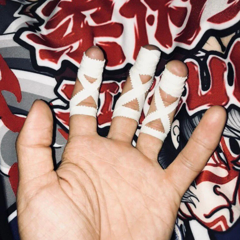 Jiu-Jitsu Finger Tape - Elastic Self-Adhesive Bandage Protection for BJJ Sports
