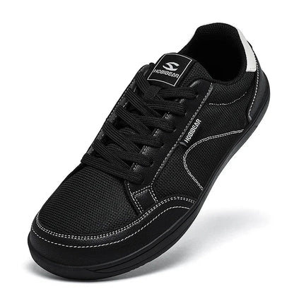 HOBIBEAR Barefoot Minimalist Shoes – Wide Toe Lace-Up Zero Drop Lightweight Sneakers for Men & Women