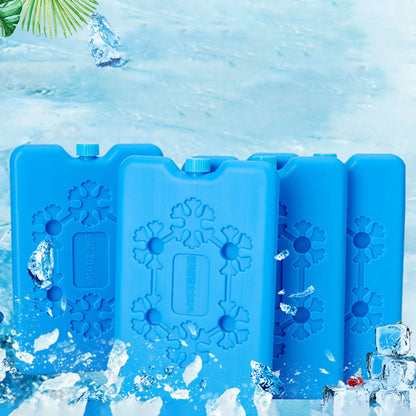 Reusable Ice Pack Bag for Lunch Box and Picnic - Lightweight, Portable Water Injection Cooler Bag for Fresh Food Storage
