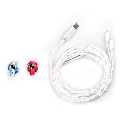 Guangda HIFI Flathead Studio Earbuds — Wired Hi-Res Earphones for Gaming & Music (3.5mm / 4.4mm / USB-C)
