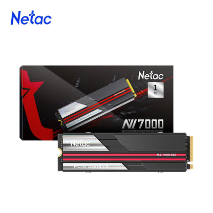 Netac NVMe M.2 PCIe 4.0 2280 SSD — 7400MB/s | 512GB / 1TB / 2TB / 4TB Internal SSD for PS5, Laptop & PC