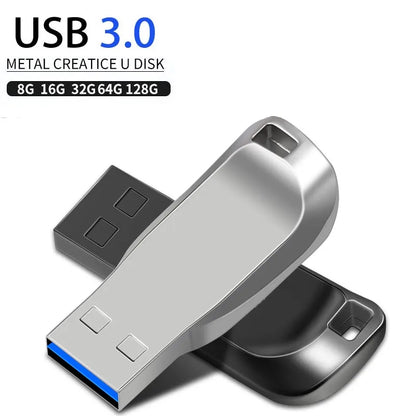 High-Speed USB 3.0 Flash Drive – 16GB to 128GB Pen Drive Memory Stick