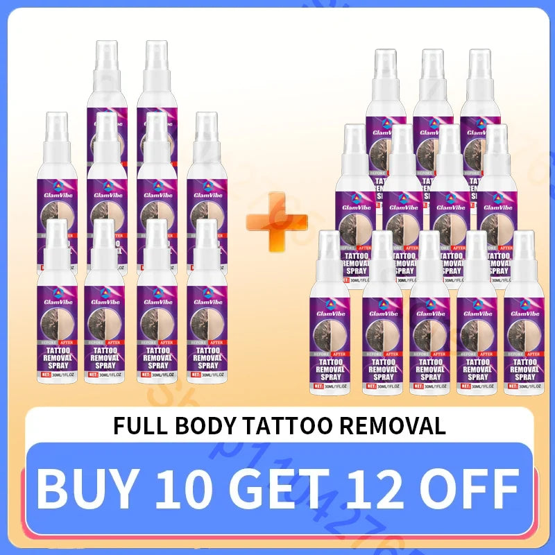 Tattoo Removal Spray — Fast-Acting Formula Removes Tattoos in 7 Days